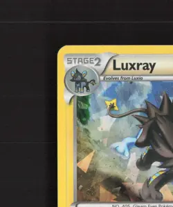 Luxray 46/122 Breakpoint Cracked Ice Holo Rare Pokemon Card DMG - Image 3