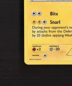 Luxray 46/122 Breakpoint Cracked Ice Holo Rare Pokemon Card DMG - Image 5