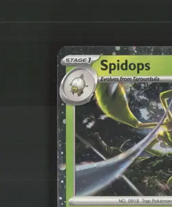 Spidops SVP009 Scarlet & Violet Black Star Promo Cosmos Holo Pokemon Card LP - Image 3