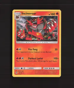 Incineroar 26/149 Sun & Moon Cracked Ice Holo Rare Pokemon Card MP - Image 1