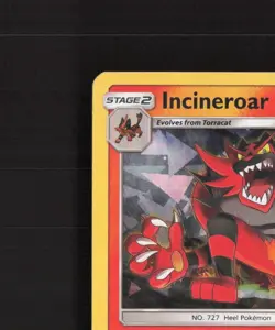 Incineroar 26/149 Sun & Moon Cracked Ice Holo Rare Pokemon Card MP - Image 3