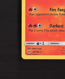 Incineroar 26/149 Sun & Moon Cracked Ice Holo Rare Pokemon Card MP - Image 5