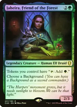 FOIL Jaheira, Friend of the Forest ~ Commander Legends 2 [ NM ] [ Magic MTG ] - Image 1