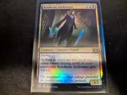 MTG Magic the Gathering FOIL Syndicate Infiltrator SNC! - Image 1