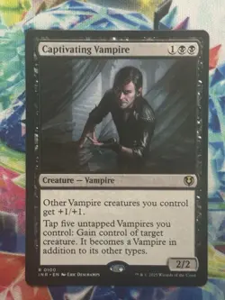 MTG - Captivating Vampire (INR #100) Innistrad Remastered -MINT Pack Fresh - Image 1