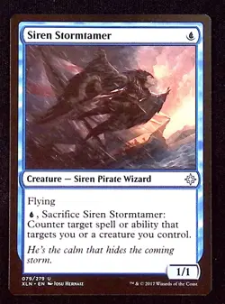 Siren Stormtamer MTG Creature Siren Pirate Wizard Uncommon Ixalan - Image 1