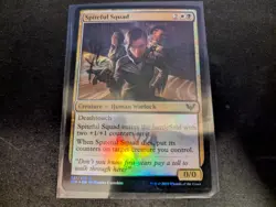 MTG Magic the Gathering FOIL Spiteful Squad STX! - Image 1