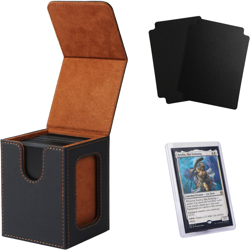 MTG Deck Box for Commander Display,Card Deck Box Fits 100 Double Sleeved Cards, - Image 1