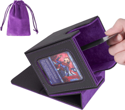 MTG Deck Box for Commander Display,Card Deck Box Fits 100 Double Sleeved Cards, - Image 1