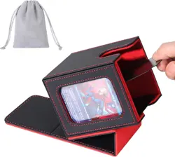MTG Deck Box for Commander Display,Card Deck Box Fits 100 Double Sleeved Cards, - Image 1