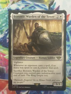 MTG MAGIC Boromir, Warden of the Tower 004 Lord of the Rings Mint - Image 1