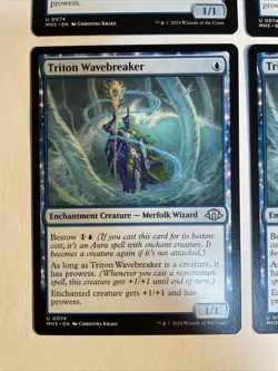 4x Modern Horizons 3 Triton Wavebreaker NM/M Magic The Gathering Mtg - Image 2