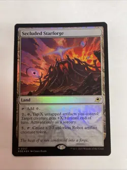 FOIL SECLUDED STARFORGE mtg NM Edge of Eternities Rare #257 - Image 1