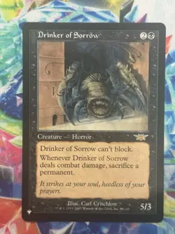 DRINKER OF SORROW mtg MINT The List 1 Rare - Image 1