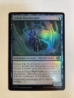 1x Modern Horizons 3 Triton Wavebreaker Foil NM/M Magic The Gathering Mtg - Image 1