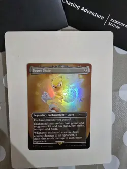 Super State FOIL and IN HAND Mythic Rare MtG Sonic Secret Lair SLD Magic NM Mint - Image 1