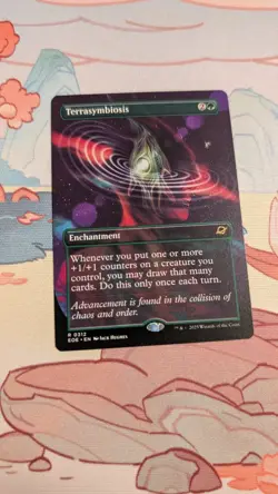 Borderless TERRASYMBIOSIS mtg NM-M Edge of Eternities 1 Rare - Image 1