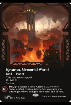 In-Hand Borderless Kavaron, Memorial World | Ships Immediately | MTG EOE | NM - Image 1