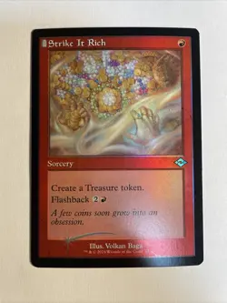 1x Modern Horizons 3 Strike It Rich Retro Foil NM/M Magic The Gathering Mtg - Image 1