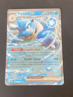 CARTE POKEMON TORTANK EX 009/165 FR ULTRA RARE 151 - NEUF - Image 1