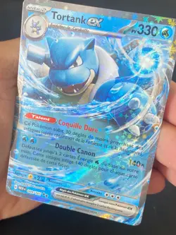 CARTE POKEMON TORTANK EX 009/165 FR ULTRA RARE 151 - NEUF - Image 2