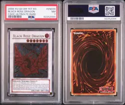 PSA 7 NM 2008 Black Rose Dragon CSOC-EN039 1st ED Ultimate Rare YuGiOh English - Image 1