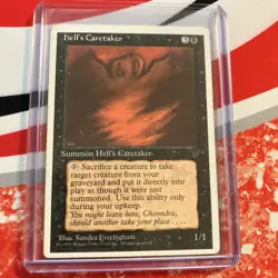 Magic The Gathering Hell's Caretaker-Legends-Summon Hells Caretaker-Single Card - Image 1