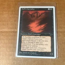 Magic The Gathering Hell's Caretaker-Legends-Summon Hells Caretaker-Single Card - Image 1