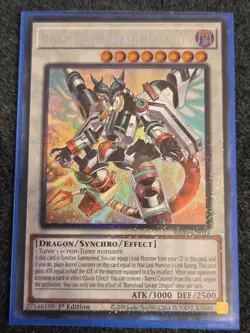 Yugioh Borreload Savage Dragon RA01-EN033 Prismatic Collector's Rare 1st Ed NM - Image 1