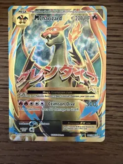 Mega Charizard EX - 101/108 - Pokemon Evolutions XY Full Art Ultra Rare Card NM - Image 1