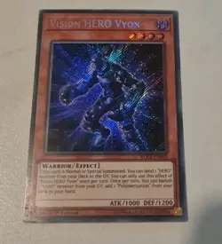 Vision Hero Vyon BLHR-EN059 Secret Rare 1st Edition Yu-Gi-Oh Card - Image 2