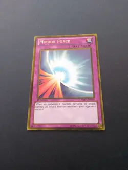Mirror Force PGLD-EN059 1st Edition Gold Rare Yugioh Card LP/NM - Image 1