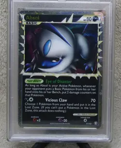 Graded PSA 6 EX-MT 2010 Pokemon TCG Triumphant ABSOL Holo Rare Game Card #91/102 - Image 3
