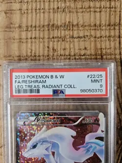 PSA 9 Reshiram RC22/RC25 - Radiant Collection - Pokemon Card - MINT - Image 3