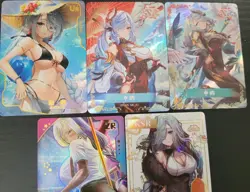 Shenhe Genshin Impact Card Lot Waifu Anime 5 Cards Goddess Story - Image 2