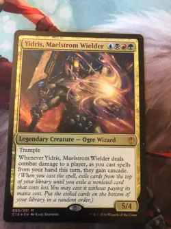 YIDRIS MAELSTROM WIELDER Commander 2016 MTG Gold - Ogre Mythic *FOIL NM* - Image 1