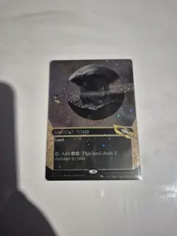 MTG Edge Of Eternities Ancient Tomb 0091 EOS 1 Mythic Foil Borderless - Image 1