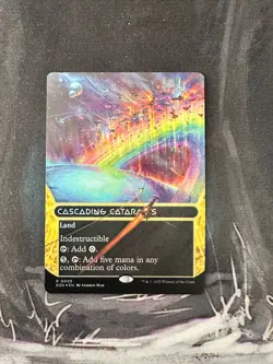 MTG Cascading Cataracts Full Art Edge Of Eternities IN HAND - Image 1