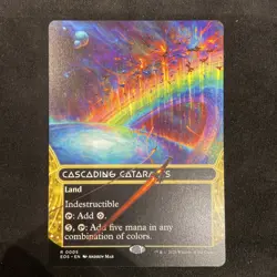 MTG Cascading Cataracts Full Art Edge Of Eternities IN HAND - Image 1