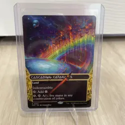 MTG Cascading Cataracts Full Art Edge Of Eternities IN HAND - Image 1