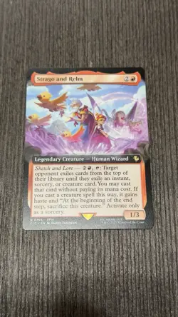 MTG Commander: FINAL FANTASY - Strago and Relm Extended Art (0155) NM - Image 1