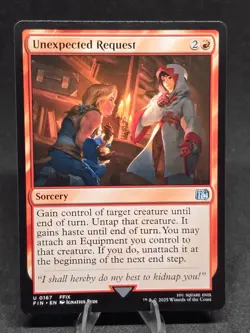 MTG Unexpected Request 0167 Final Fantasy Uncommon NM - Image 1