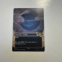 NM In Hand Ancient Tomb Ships Now EOE Borderless Full Art Mana Ramp MTG - Image 1