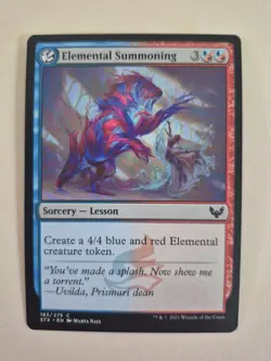 MTG Strixhaven School of Mages 183 / 275 Elemental Summoning (C) - Image 1