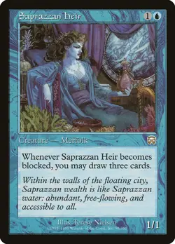 MTG - Saprazzan Heir - Mercadian Masques - X1 - (MP) - - Image 1