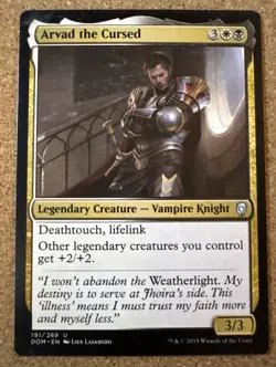 Arvad the Cursed [Dominaria] Magic MTG - Image 1
