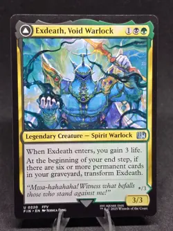 MTG Exdeath, Void Warlock 0220 Final Fantasy Uncommon NM - Image 1