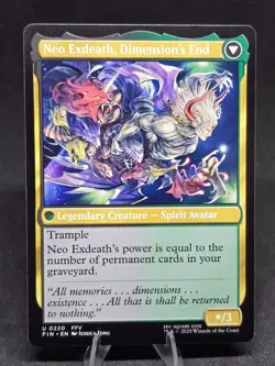 MTG Exdeath, Void Warlock 0220 Final Fantasy Uncommon NM - Image 2