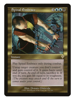 mtg magic Spinal Embrace invasion ENGLISH Etreinte spinale - Image 1