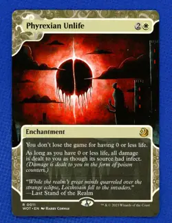 Phyrexian Unlife Light Play, English Magic the Gathering MTG Wilds of Eldraine: - Image 1